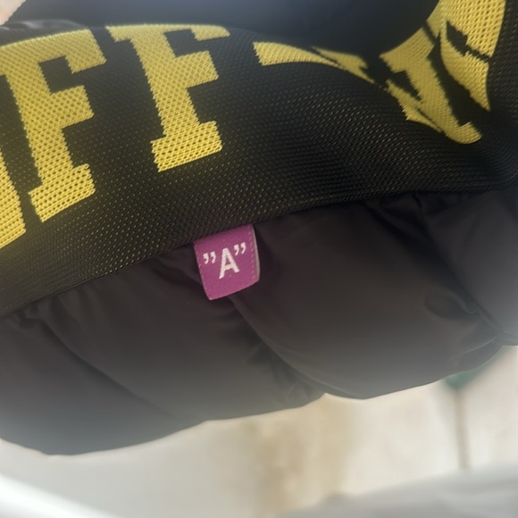Off-White Black and Yellow Puffer (100% Authentic) Extremely Rare Size M(Slim L) - Picture 4 of 13